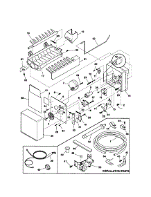 Ice Maker parts for Kenmore Refrigerator 253.38677896 (25338677896, 253 38677896) from AppliancePartsPros.com