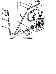 Water System Suds Only parts for Kenmore Washer 110.73955820 (11073955820, 110 73955820) from AppliancePartsPros.com