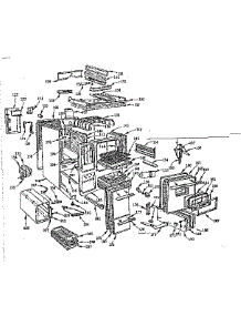 Body Section parts for Kenmore Range 103.780611 (103780611, 103 780611) from AppliancePartsPros.com