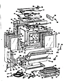 Upper Oven Section parts for Kenmore Range 103.7806640 (1037806640, 103 7806640) from AppliancePartsPros.com