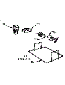 Opt. Rotisserie Kit parts for Kenmore Range 103.7824414 (1037824414, 103 7824414) from AppliancePartsPros.com