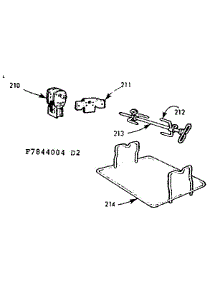 Rotisserie parts for Kenmore Range 103.7844004 (1037844004, 103 7844004) from AppliancePartsPros.com