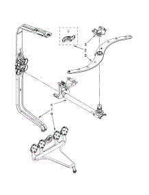 Upper Wash And Rinse Parts parts for Kenmore Dishwasher 665.13163K701 (66513163K701, 665 13163K701) from AppliancePartsPros.com