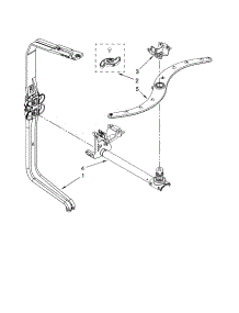 Upper Wash And Rinse Parts parts for Kenmore Dishwasher 665.13182K801 (66513182K801, 665 13182K801) from AppliancePartsPros.com