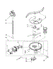 Pump, Washarm And Motor Parts