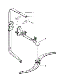 Upper Wash And Rinse Parts parts for Kenmore Dishwasher 665.13222N412 (66513222N412, 665 13222N412) from AppliancePartsPros.com