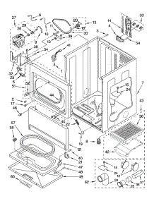 Cabinet Parts And Optional Parts (Not Included) parts for Kenmore Dryer 110.64982301 (11064982301, 110 64982301) from AppliancePartsPros.com