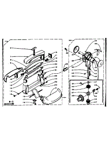 Wringer And Wringer Gear Case Assembly parts for Kenmore Washer 110.6501100 (1106501100, 110 6501100) from AppliancePartsPros.com