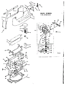 Wringer & Wringer Gear Case parts for Kenmore Washer 110.6501410 (1106501410, 110 6501410) from AppliancePartsPros.com