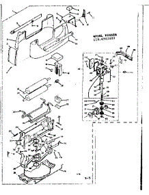 Wringer Gear Case parts for Kenmore Washer 110.6502600 (1106502600, 110 6502600) from AppliancePartsPros.com