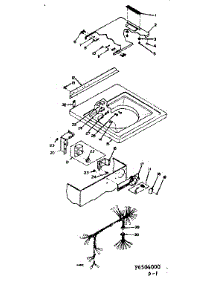 Top And Control Assembly parts for Kenmore Washer 110.6504050 (1106504050, 110 6504050) from AppliancePartsPros.com