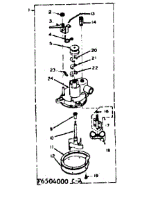 Pump Assembly parts for Kenmore Washer 110.6504050 (1106504050, 110 6504050) from AppliancePartsPros.com
