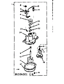 Pump Assembly parts for Kenmore Washer 110.6504051 (1106504051, 110 6504051) from AppliancePartsPros.com