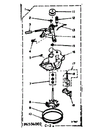 Pump Assembly parts for Kenmore Washer 110.6504052 (1106504052, 110 6504052) from AppliancePartsPros.com