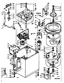 Machine-Sub Assembly parts for Kenmore Washer 110.6504100 (1106504100, 110 6504100) from AppliancePartsPros.com
