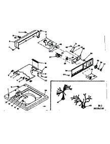 Top And Console Assembly parts for Kenmore Washer 110.6504100 (1106504100, 110 6504100) from AppliancePartsPros.com