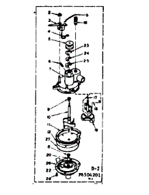 Pump Assembly parts for Kenmore Washer 110.6504251 (1106504251, 110 6504251) from AppliancePartsPros.com