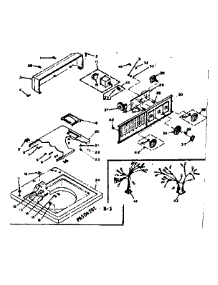 Top And Console Assembly parts for Kenmore Washer 110.6504251 (1106504251, 110 6504251) from AppliancePartsPros.com