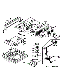 Top And Console Assembly parts for Kenmore Washer 110.6504350 (1106504350, 110 6504350) from AppliancePartsPros.com