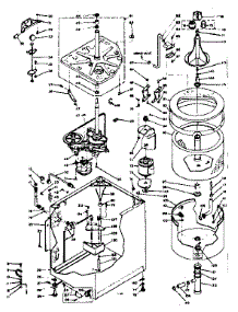 Machine Sub-Assembly parts for Kenmore Washer 110.6504351 (1106504351, 110 6504351) from AppliancePartsPros.com