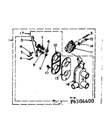 Two Way Valve Assembly parts for Kenmore Washer 110.6504400 (1106504400, 110 6504400) from AppliancePartsPros.com