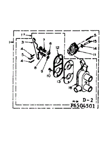 Two Way Valve Assembly parts for Kenmore Washer 110.6504501 (1106504501, 110 6504501) from AppliancePartsPros.com