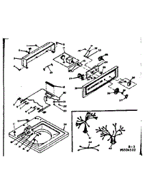 Top And Console parts for Kenmore Washer 110.6504502 (1106504502, 110 6504502) from AppliancePartsPros.com