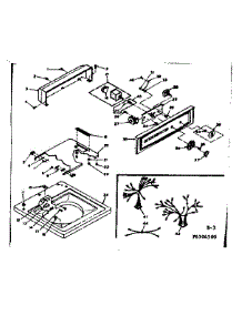 Top And Console Assembly parts for Kenmore Washer 110.6504550 (1106504550, 110 6504550) from AppliancePartsPros.com