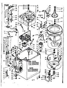 Machine Sub-Assembly parts for Kenmore Washer 110.6504552 (1106504552, 110 6504552) from AppliancePartsPros.com