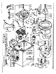 Machine Sub-Assembly parts for Kenmore Washer 110.6504751 (1106504751, 110 6504751) from AppliancePartsPros.com