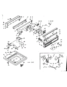 Top & Console Assembly parts for Kenmore Washer 110.6504808 (1106504808, 110 6504808) from AppliancePartsPros.com