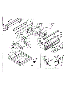 Top And Console parts for Kenmore Washer 110.6504852 (1106504852, 110 6504852) from AppliancePartsPros.com