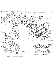 Top And Console Assembly parts for Kenmore Washer 110.6504856 (1106504856, 110 6504856) from AppliancePartsPros.com