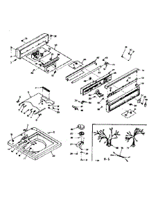 Top And Console parts for Kenmore Washer 110.6504900 (1106504900, 110 6504900) from AppliancePartsPros.com