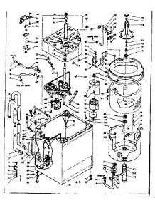 Machine Sub-Assembly parts for Kenmore Washer 110.6505401 (1106505401, 110 6505401) from AppliancePartsPros.com