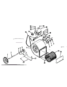 Viking Blower Assembly parts for Kenmore Furnace 735411 from AppliancePartsPros.com