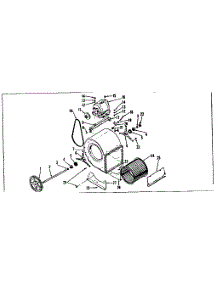 Lau Blower Assembly parts for Kenmore Furnace 735.76754 (73576754, 735 76754) from AppliancePartsPros.com