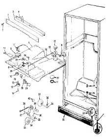 Fresh Food Compartment parts for Kenmore Refrigerator 742JRT192B/MAJ51C from AppliancePartsPros.com