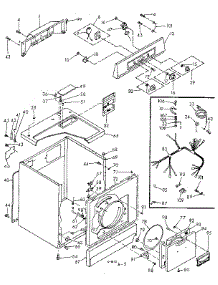 Machine Sub-Assembly parts for Kenmore Dryer 110.6807601 (1106807601, 110 6807601) from AppliancePartsPros.com