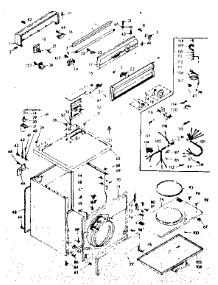 Machine Sub-Assembly parts for Kenmore Dryer 110.6807800 (1106807800, 110 6807800) from AppliancePartsPros.com