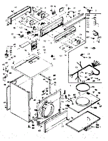 Machine Sub-Assembly parts for Kenmore Dryer 110.6807811 (1106807811, 110 6807811) from AppliancePartsPros.com