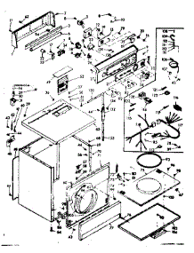 Machine Sub-Assembly parts for Kenmore Dryer 110.6807900 (1106807900, 110 6807900) from AppliancePartsPros.com
