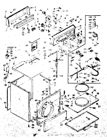Machine Sub-Assembly parts for Kenmore Dryer 110.6807901 (1106807901, 110 6807901) from AppliancePartsPros.com