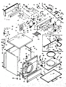 Machine Sub-Assembly parts for Kenmore Dryer 110.6807910 (1106807910, 110 6807910) from AppliancePartsPros.com