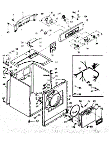Machine Sub Assembly parts for Kenmore Dryer 110.6808601 (1106808601, 110 6808601) from AppliancePartsPros.com
