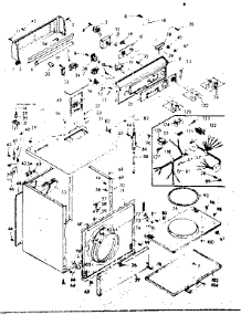 Machine Sub-Assembly parts for Kenmore Dryer 110.6808900 (1106808900, 110 6808900) from AppliancePartsPros.com