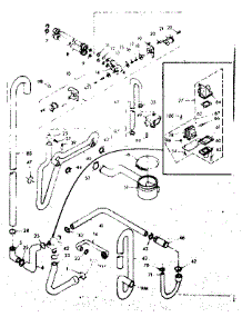 Water System parts for Kenmore Washer Dryer Combo 110.6810500 (1106810500, 110 6810500) from AppliancePartsPros.com