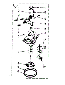 Pump Assembly parts for Kenmore Washer 110.6814220 (1106814220, 110 6814220) from AppliancePartsPros.com