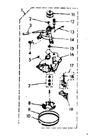Pump Assembly parts for Kenmore Washer 110.6814231 (1106814231, 110 6814231) from AppliancePartsPros.com