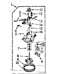 Pump Assembly parts for Kenmore Washer 110.6814242 (1106814242, 110 6814242) from AppliancePartsPros.com